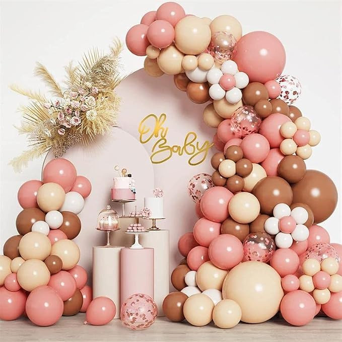 153Pcs Boho Rainbow Balloon Garland Daisy Balloon Garland Boho Rainbow Party Decorations Brown Nu... | Amazon (CA)
