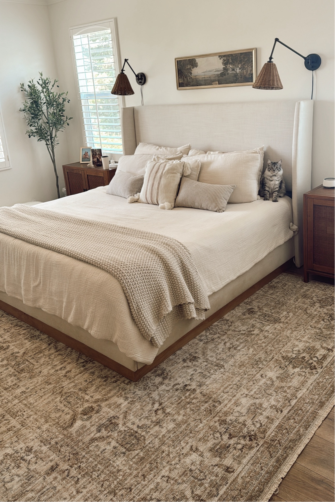 My favorite rug! It’s soft and stunning. The perfect neutral taupe beige colors I was looking for.

Loloi rugs || Area rug || Master bedroom decor || master bedroom rug 

#LTKHome
