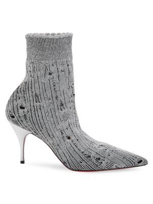 Sandrine Glitter Sock Boots | Saks Fifth Avenue