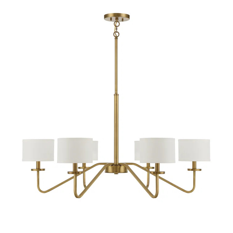 Loudoun 6 - Light Shaded Classic Chandelier | Wayfair North America