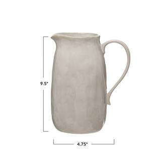 Hello Honey® Stone White Stoneware Pitcher | 7.0" x 4.9" x 9.5" | Michaels® | Michaels Stores