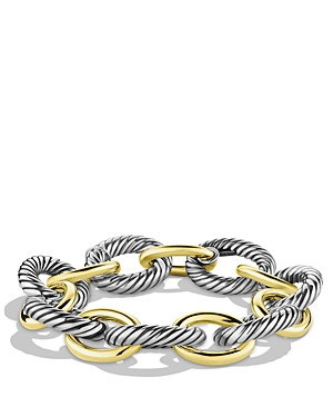 David Yurman Oval Extra Large Link Bracelet with Gold | Bloomingdale's (US)