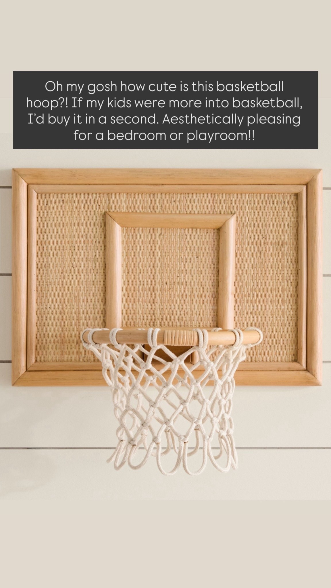 Oh my gosh how cute is this basketball hoop?! If my kids were more into basketball, I’d buy it in a second. Aesthetically pleasing for a bedroom or playroom!! Would make the best gift for kids!! 

#LTKHome #LTKGiftGuide #LTKKids
