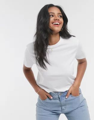 ASOS DESIGN ultimate organic cotton t-shirt with crew neck in white | ASOS (Global)