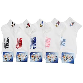 evei Animation Character Cartoon Series Collection Women's Original Socks (D55_5 pairs) | Amazon (US)