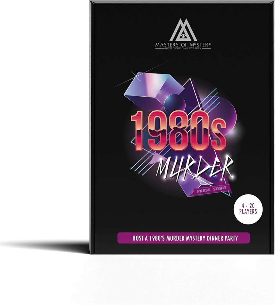 Replay-able 1980s Murder Mystery Dinner Party Game for Up to 20 Adults - Host Your Own Dinner Par... | Amazon (US)
