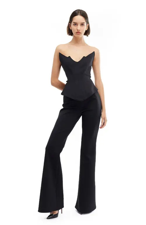 Mother of All April Zipper Corset in Black at Nordstrom, Size X-Small | Nordstrom