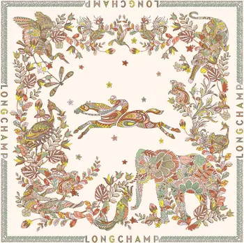 Foret Square Silk Scarf | Nordstrom