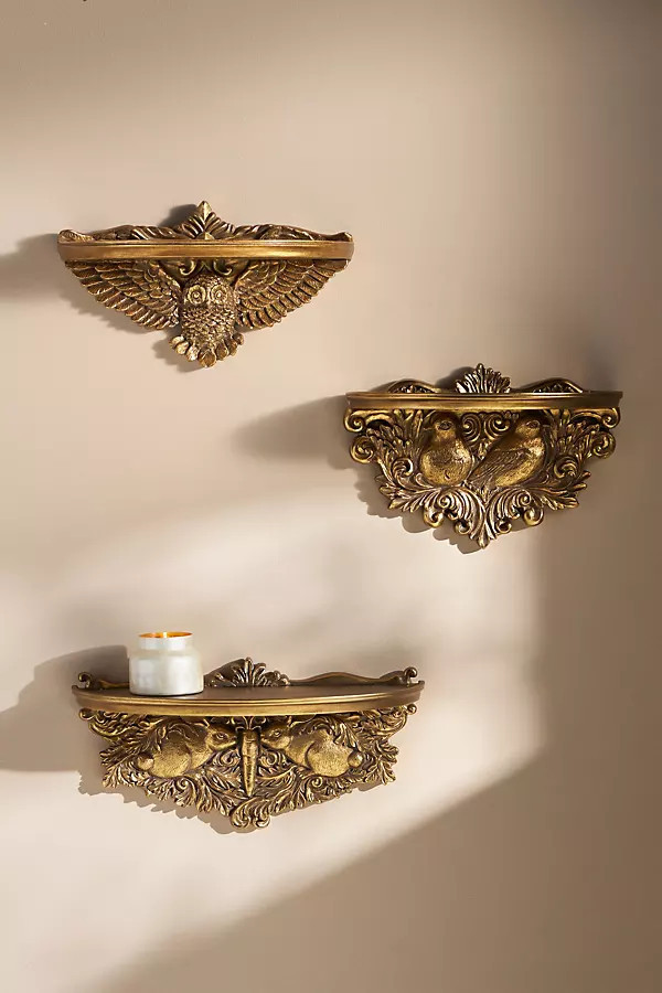 Wooded Manor Floating Shelf | Anthropologie (US)