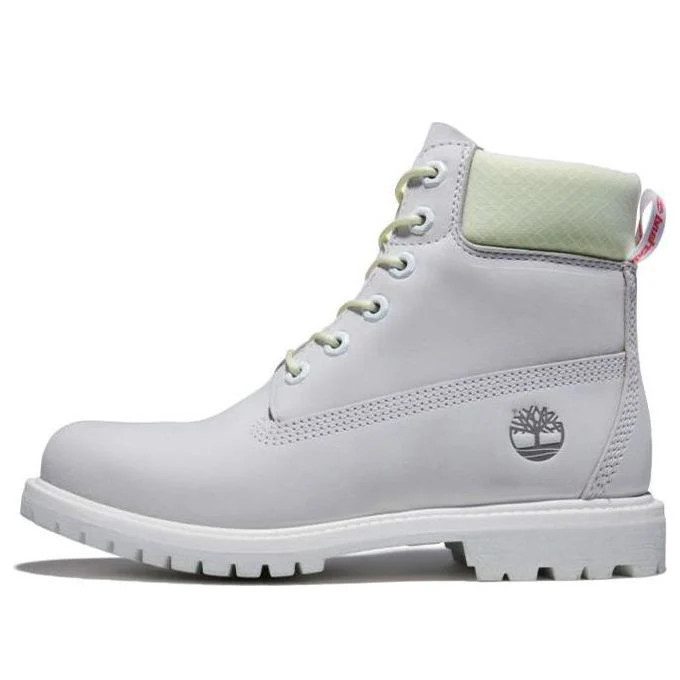 (WMNS) Timberland Premium 6 Inch Waterproof Boot 'Bright White Waterbuck' | KICKS CREW