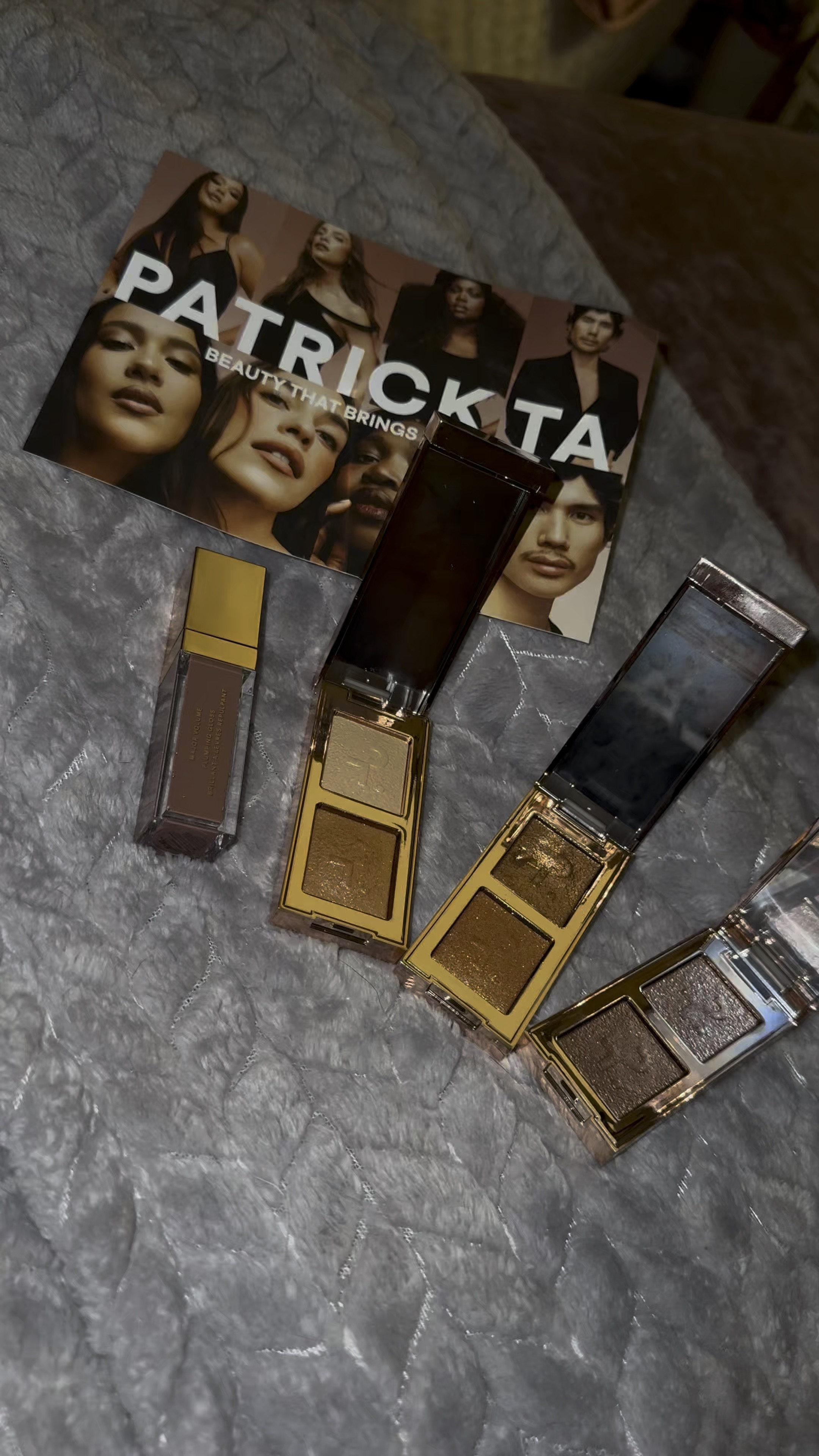 Patrick Ta Major Dimension Eye Illusion Eyeshadow Duos are really beautiful with a delicate sparkle, but you’ll only really get a payoff at night.✨

I’m the type that wears glitter eyeshadow on any given Tuesday, so if you are the same, keep that in mind.

I’m going to pair these with the new blush - Patrick Ta She’s That Girl❤️

Patrick Ta Major Volume Plumping Gloss in OBVIOUSLY was included as a free gift at the time.

patrick ta ulta, patrick ta eyeshadow palette, patrick ta body oil, patrick ta setting spray 

#LTKOver40 #LTKBeauty #LTKWatchNow