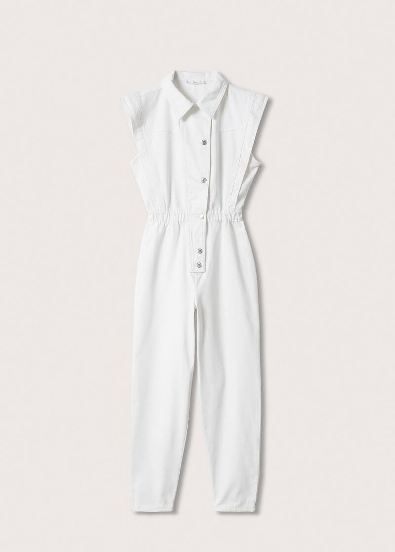 Jeansoverall mit knöpfen -  Damen | Mango Deutschland | MANGO (DE)