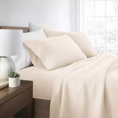 Luxury Inn Jersey Knit Sheets - 100% Cotton - Ultra Soft - 4 Piece Sheet Set - Four Way Stretch, Full | Belk