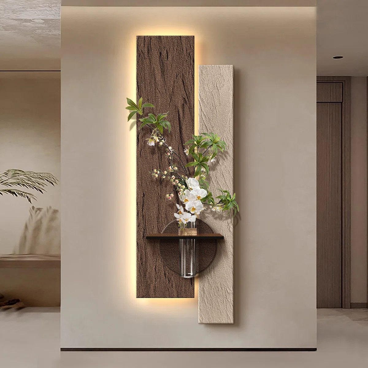 Nut-brown Rectangle Sandstone Wall art | Wayfair North America