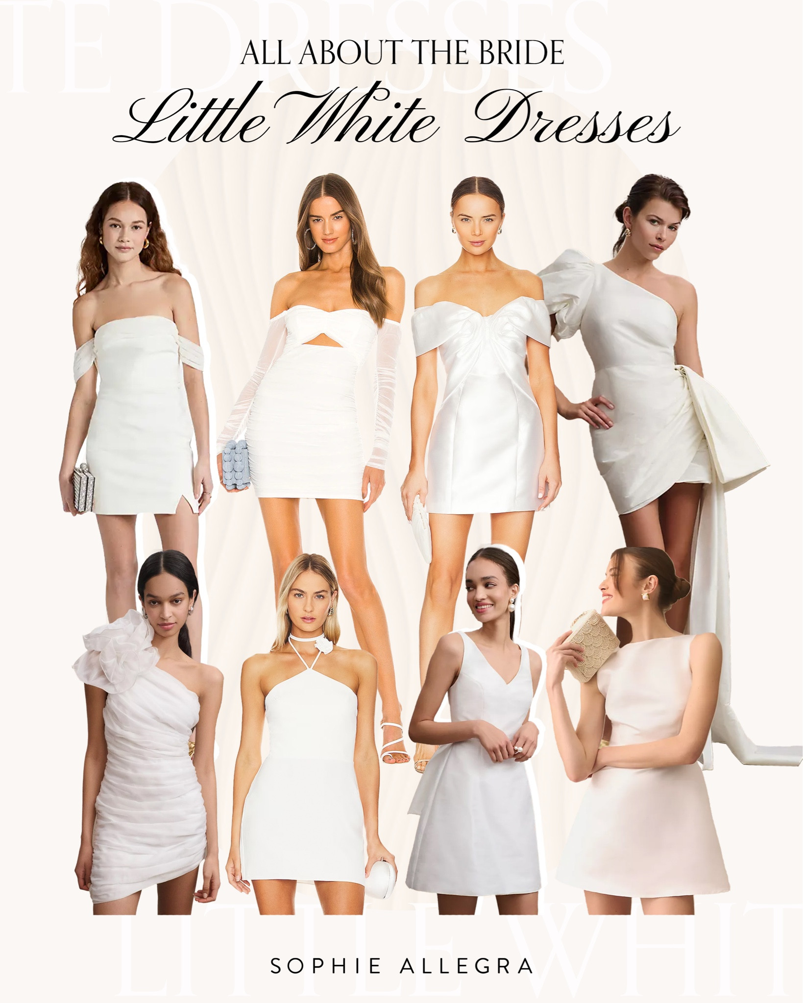 All about the bride. Little white dresses #bride #whitedress #wedding

#LTKwedding