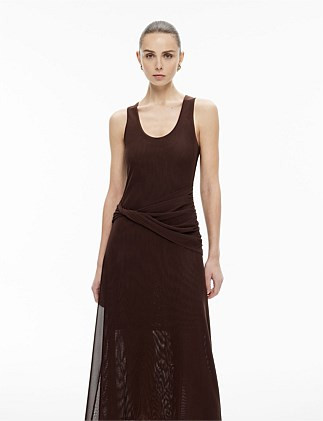 Witchery Twist Scoop Mesh Dress | David Jones | David Jones (Australia & New Zealand)