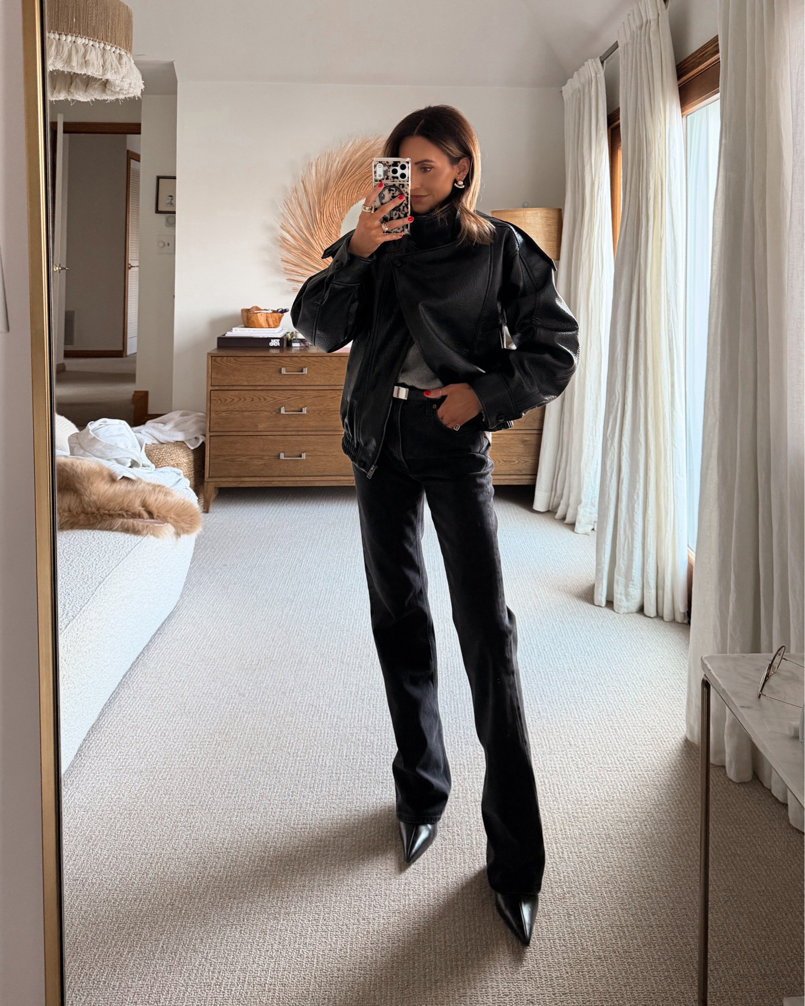 Birthday party outfit - my jacket runs large, size down! Cashmere sweater and tee xs 
Jeans give me the longest legs - 25 all tts 

#LTKSeasonal #LTKootd #LTKOver40