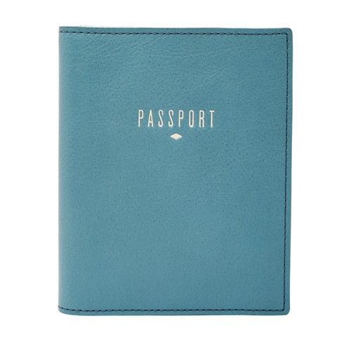 Fossil Leather Rfid Passport Case  Accessories Caribbean- SLG1237981 | Fossil (US)