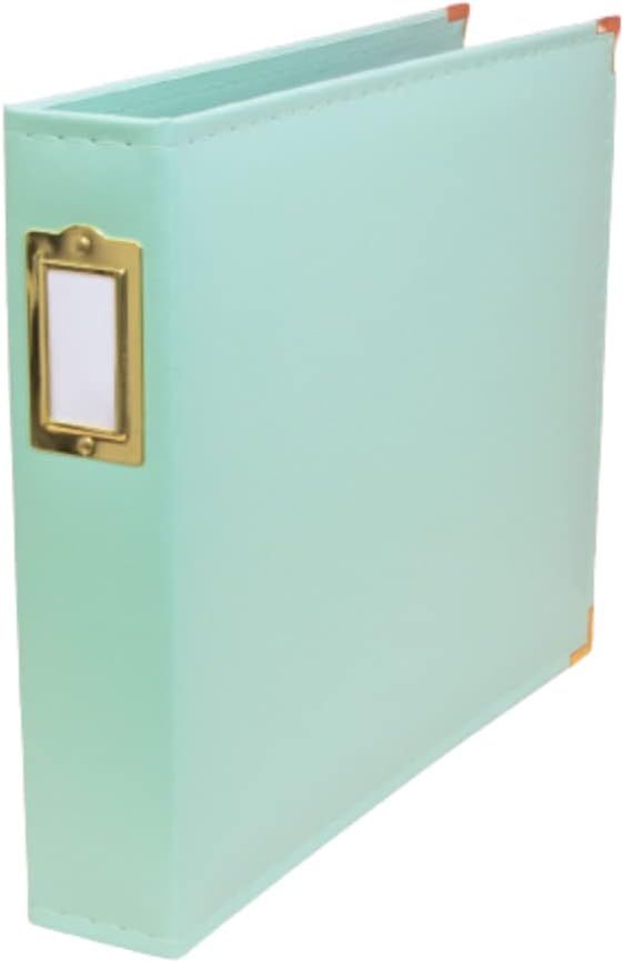 Craftelier - 12 x 12" (30.5 x 30.5 cm) Eco-leather Photo Album with Turquoise Lids, 3 Rings and 5... | Amazon (US)
