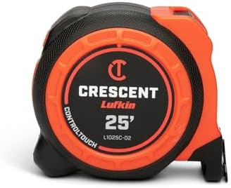 Crescent Lufkin 25 Ft. CONTROLTOUCH Self Centering Tape Measure | L1025CSC-02 | Amazon (US)