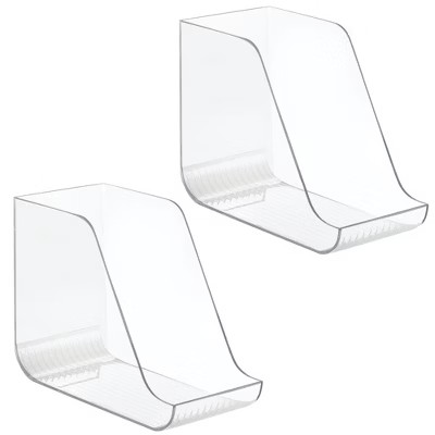 mDesign Plastic Can Organizer Bin For Kitchen and Fridge Storage, 2 Pack - Clear | Target