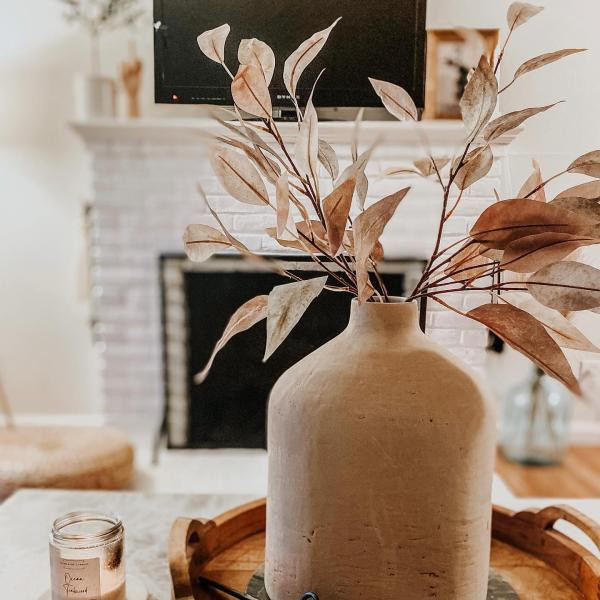 22" Faux Rusted Eucalyptus Leaf Plant Stem - Hearth & Hand™ with Magnolia | Target