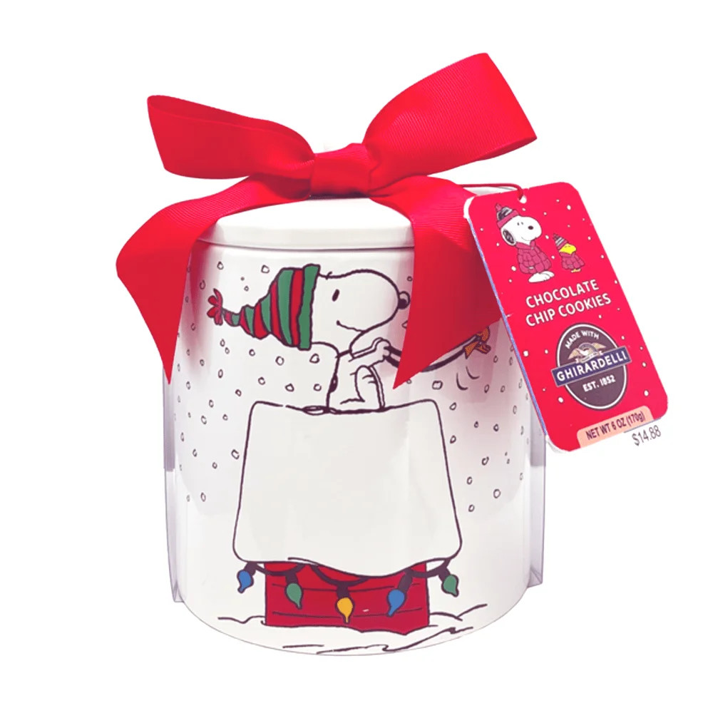 Snoopy Cookie Jar filled with Ghirardelli Cookies | Walmart (US)