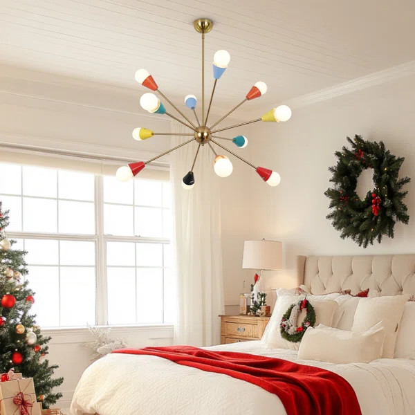 12-Light Colorful Sputnik Chandelier | Wayfair North America