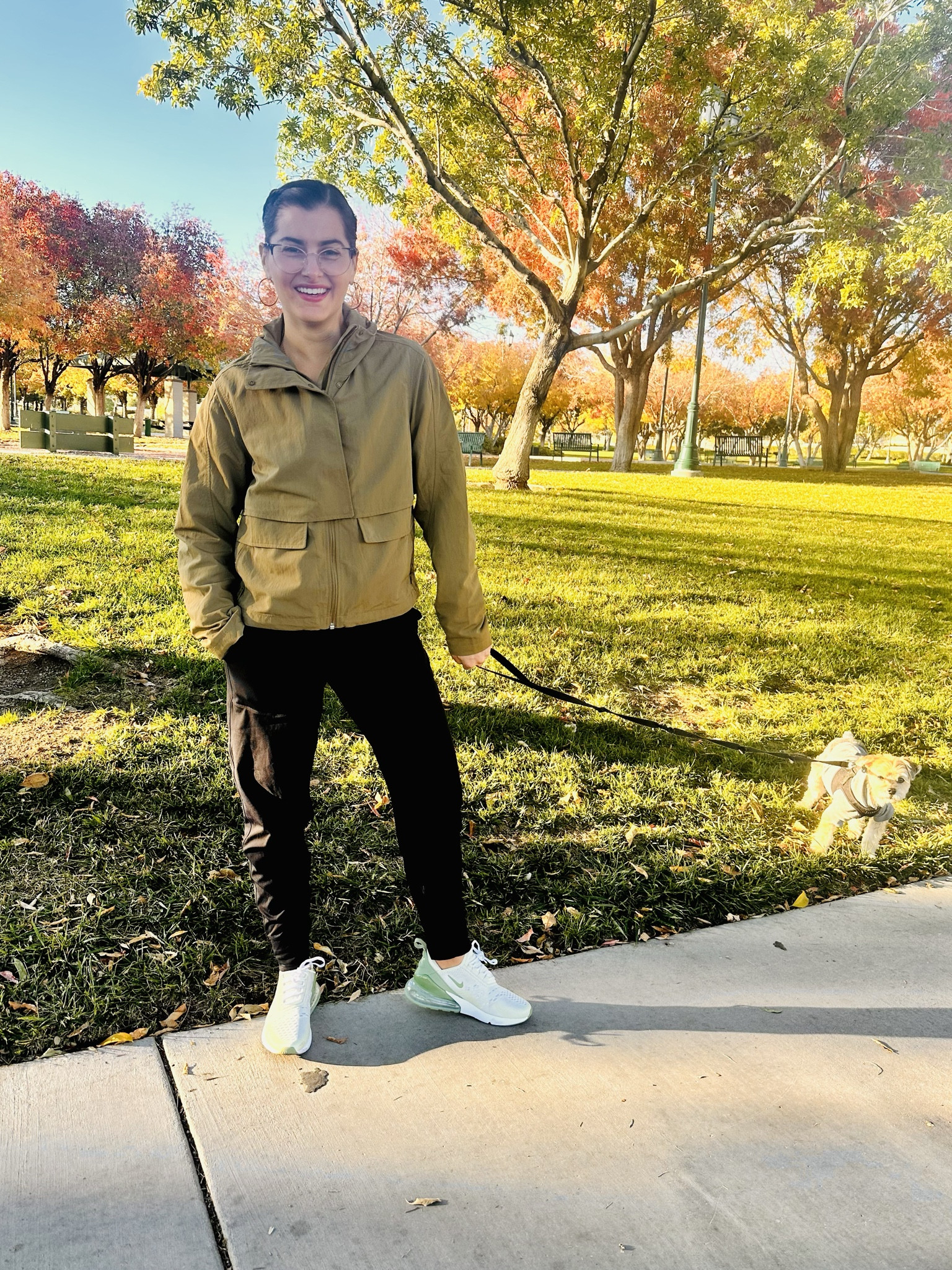 Thanksgiving stroll outfits. A mix of lounge & athletic wear - athleisure. My jacket and pants are lululemon and go-to’s for traveling or at home. Sneakers are Nike 270’s! Our full body selfie came out terrible so I tagged Joseph’s outfit, he lives in those hoodies in the fall & winter. All of these brands are having amazing sales for cyber week so check below for how to save the most! 

Lululemon up to 60% off!

Abercrombie 25% off site wide

Nike Black Friday Sale: Up to 60% off select styles Use code BLACKFRIDAY for an extra 25% off

#LTKGiftGuide #LTKSeasonal #LTKCyberWeek