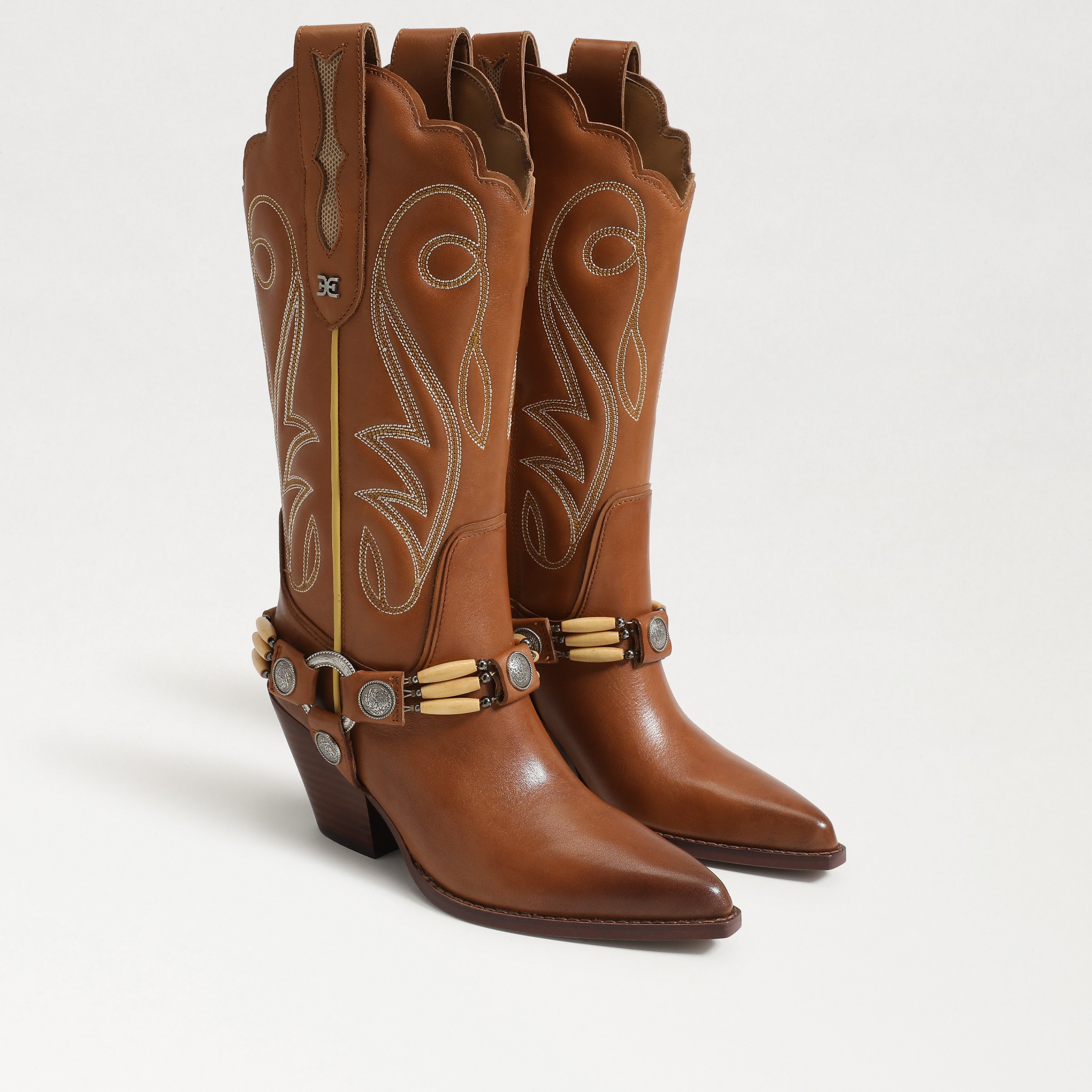 Sam Edelman Jackie Western Boot Toasted Chestnut 8.0 | Sam Edelman