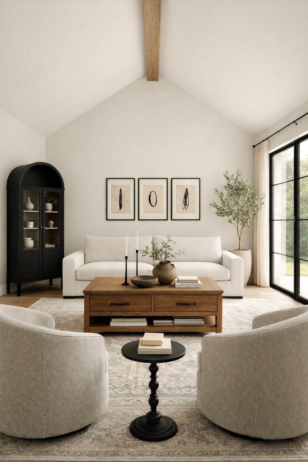 Amazon Living Room Finds

Follow @farmtotablecreations on Instagram for daily home decor and Amazon finds.

This is the definition of calm, cozy, and curated — a modern organic living room moment made up entirely of timeless Amazon pieces. The neutral sofa, vintage-inspired rug, and warm wood coffee table create the perfect collected foundation.

I love how the arched cabinet adds height and contrast, while the olive tree and minimal artwork keep everything feeling soft and elevated. Every piece is simple, functional, and so easy to mix into any home.



#livingroom #coffeetable #neutraldecor #modernorganic #sofa #swivelchairs #homedecor #amazonhome #livingroomfurniture #rugs #pillows

#LTKSaleAlert #LTKHome