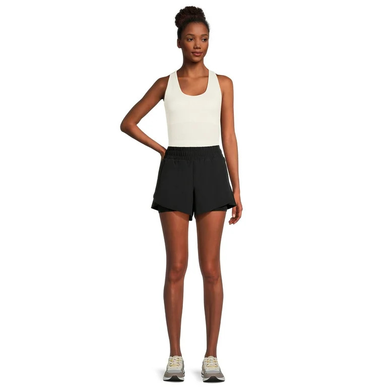 Avia Women’s Running Shorts with Bike Liner, 4” Inseam, Sizes XS-XXXL | Walmart (US)