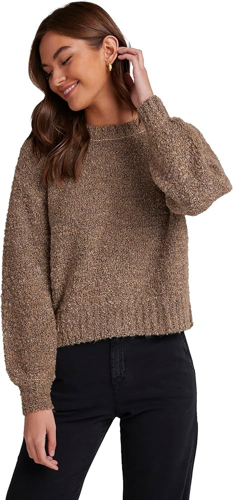 Bella Dahl Women's Long Sleeve Crew Sweater | Amazon (US)