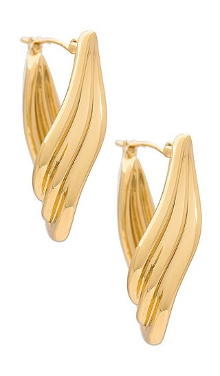 Lynx Earring in Gold | Revolve Clothing (Global)