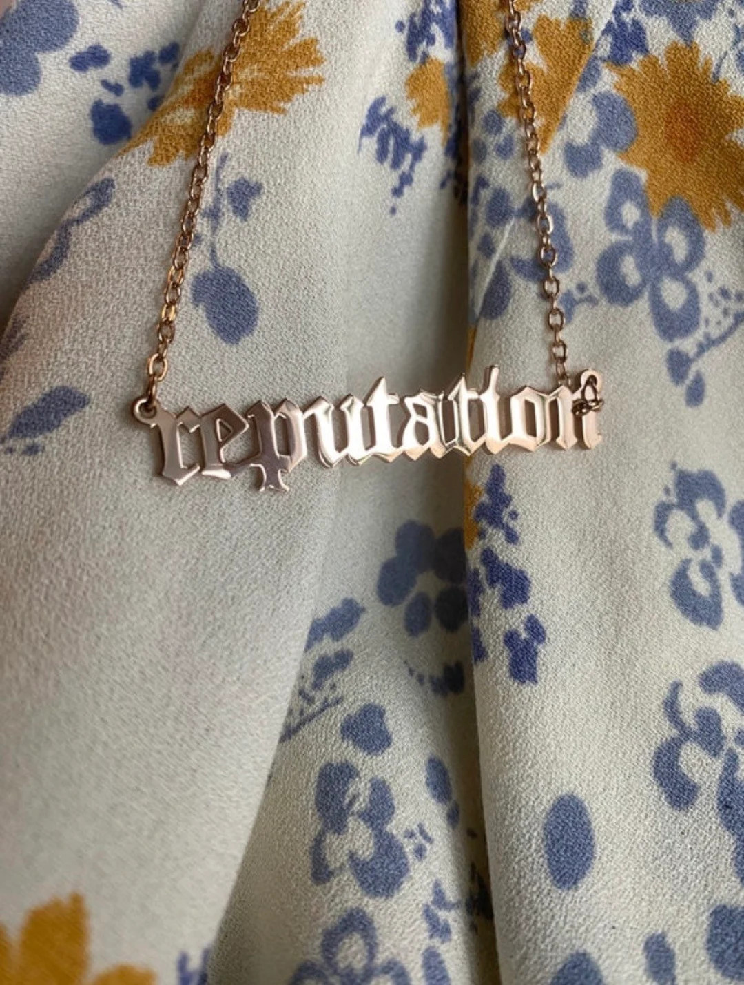 stainless steel reputation necklace | Etsy (US)