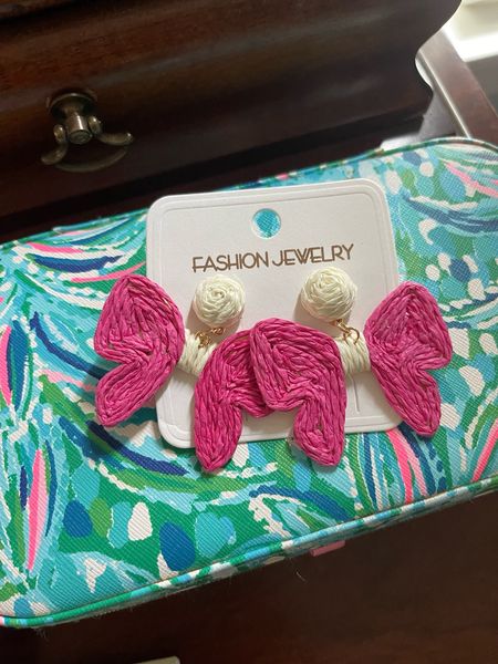 Raffia bow earrings, statement earrings, preppy jewelry 

#LTKFindsUnder50 #LTKFindsUnder100 #LTKSeasonal