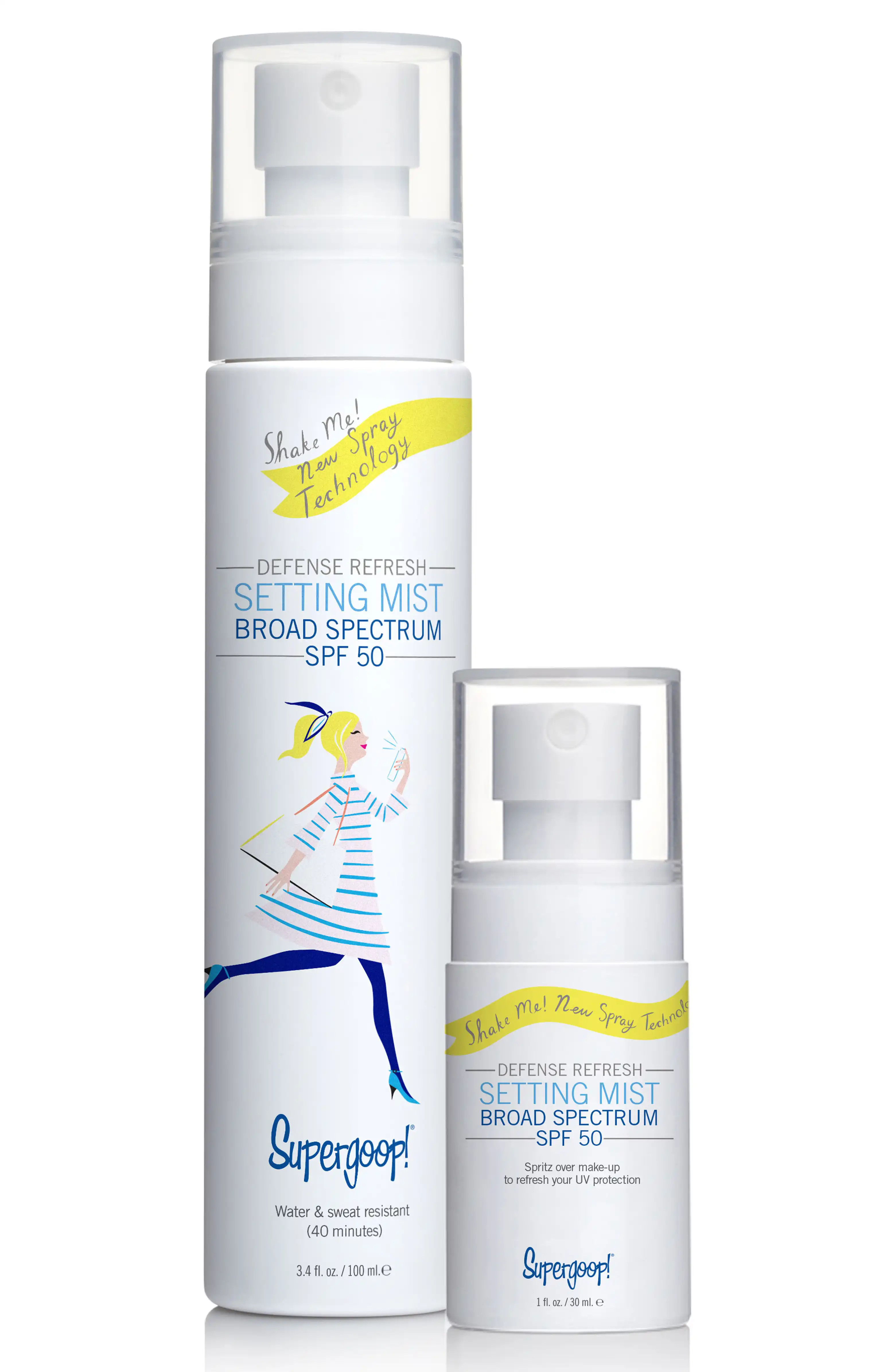 Defense Refresh Setting Mist SPF 50 Home & Away Duo | Nordstrom