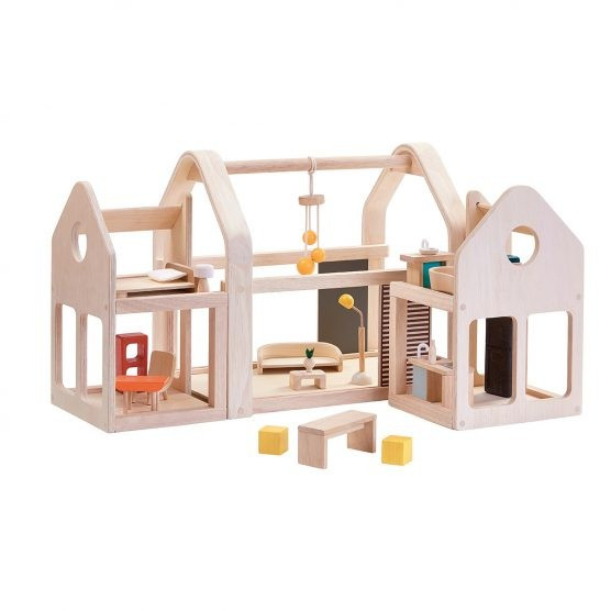 PlanToys Slide N Go Dollhouse | The Tot