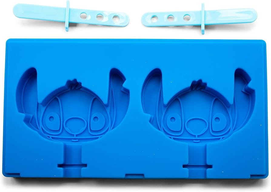 Disney Lilo & Stitch Ice Pop Mold Shape Maker, Silicone Ice Cube Tray For Freezer | Kitchen Gadge... | Amazon (US)