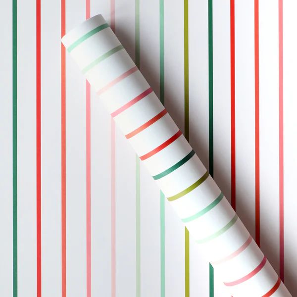 Wrapping Paper - Holiday Thin Stripe | Joy Creative Shop