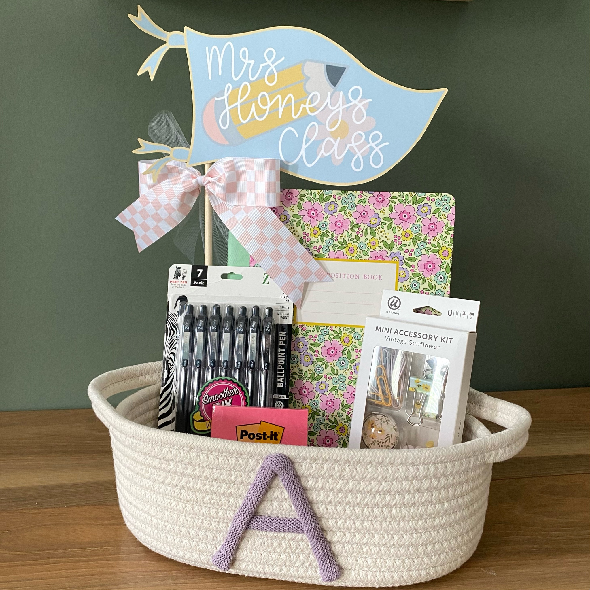 Show your appreciation for the love your children’s teachers pour into them with this custom basket, printable pennant and fun supplies! ✏️ 🍎 

#LTKFindsUnder100 #LTKFamily #LTKKids