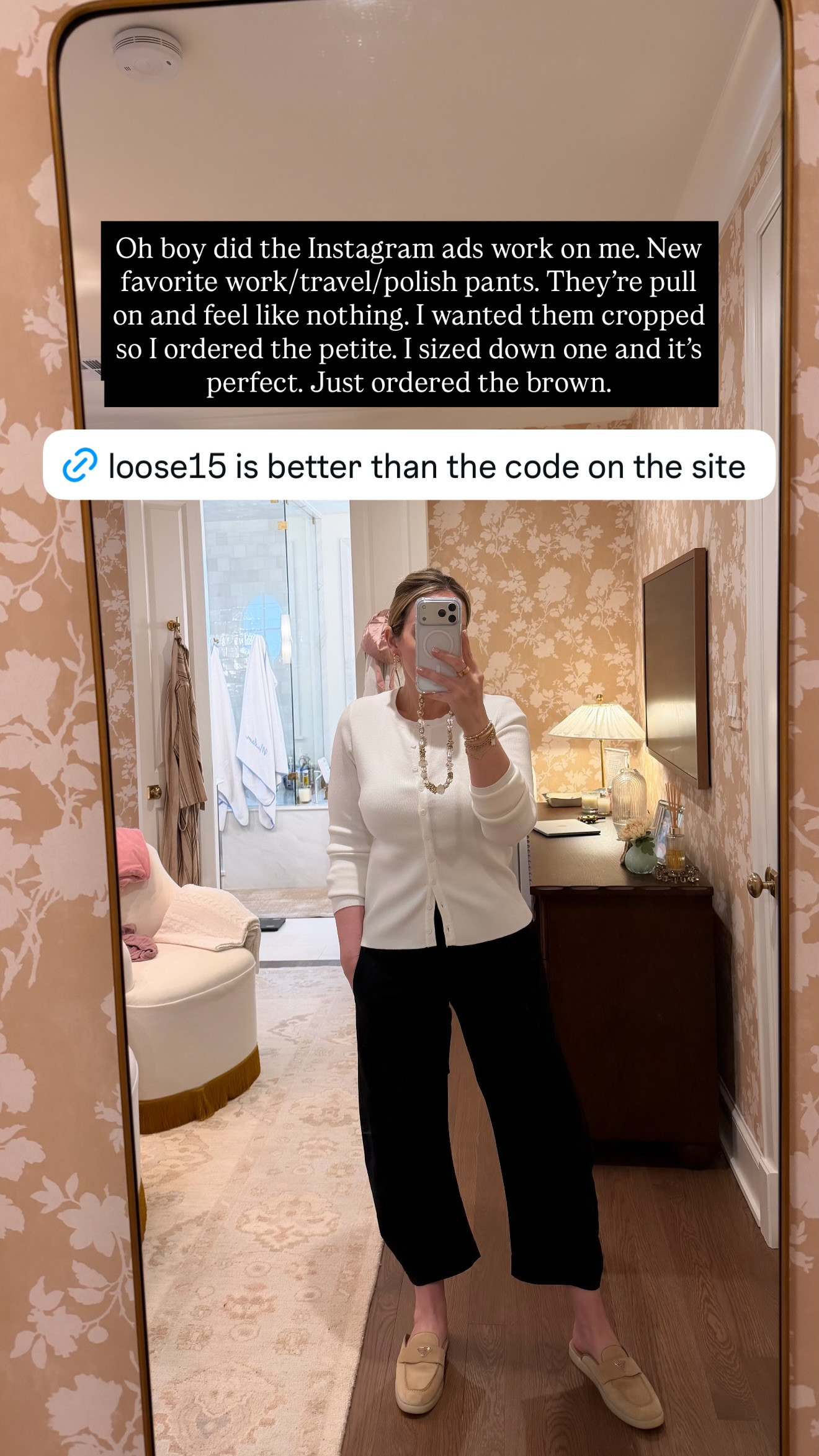 I fell for the Instagram ads and these are my new favorite work and travel pants. 

 