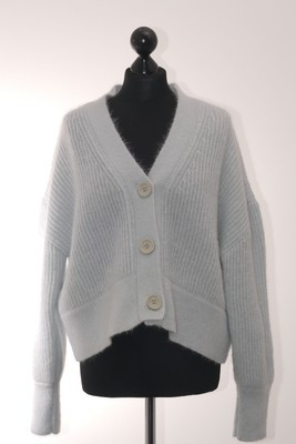 Anine Bing Ladies Cardigan S Blue Light Blue Short Button + Mohair New  | eBay | eBay US