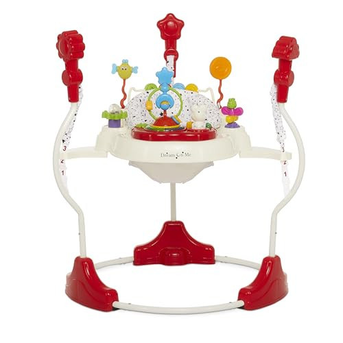 Dream On Me Zany 2-in-1 Activity Center and Bouncer in White & Black Print | Amazon (US)