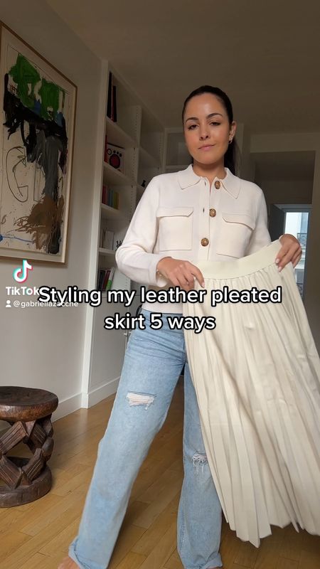 5 ways to style a pleated leather skirt 

#LTKSeasonal #LTKstyletip