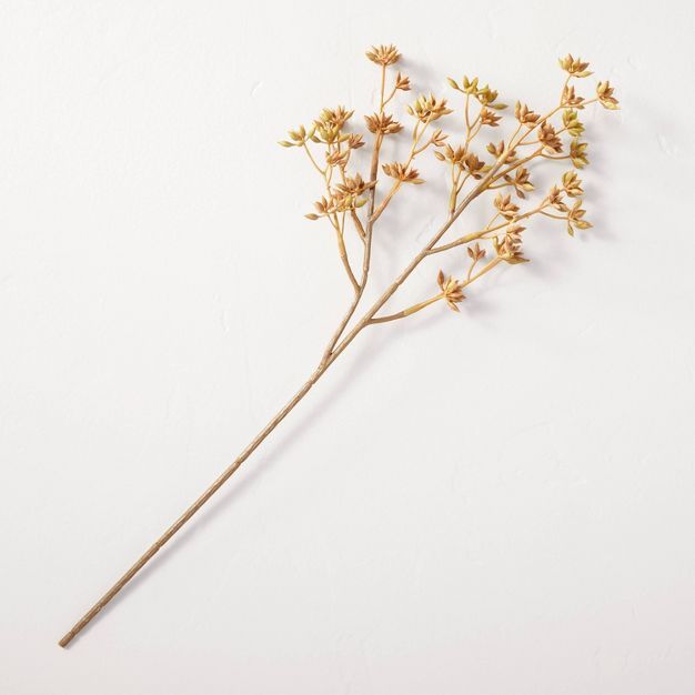 18&#34; Faux Bleached Eucalyptus Berry Plant Stem - Hearth &#38; Hand&#8482; with Magnolia | Target