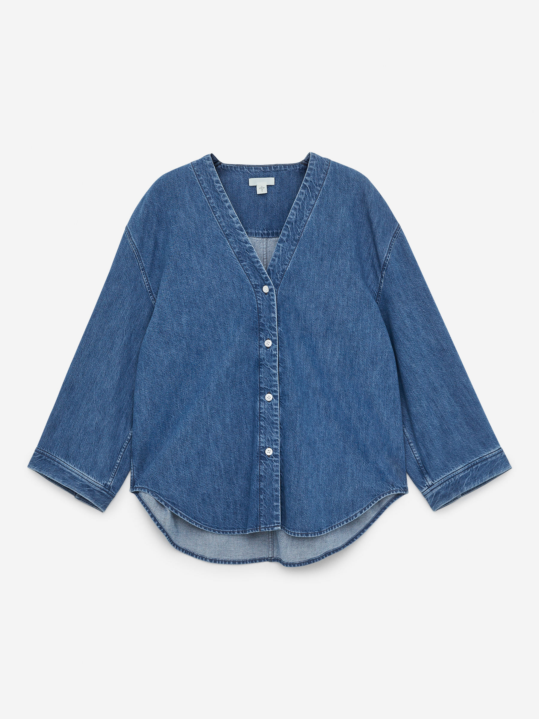 Denim Blouse – Blue – Women – ARKET GB | Arket UK