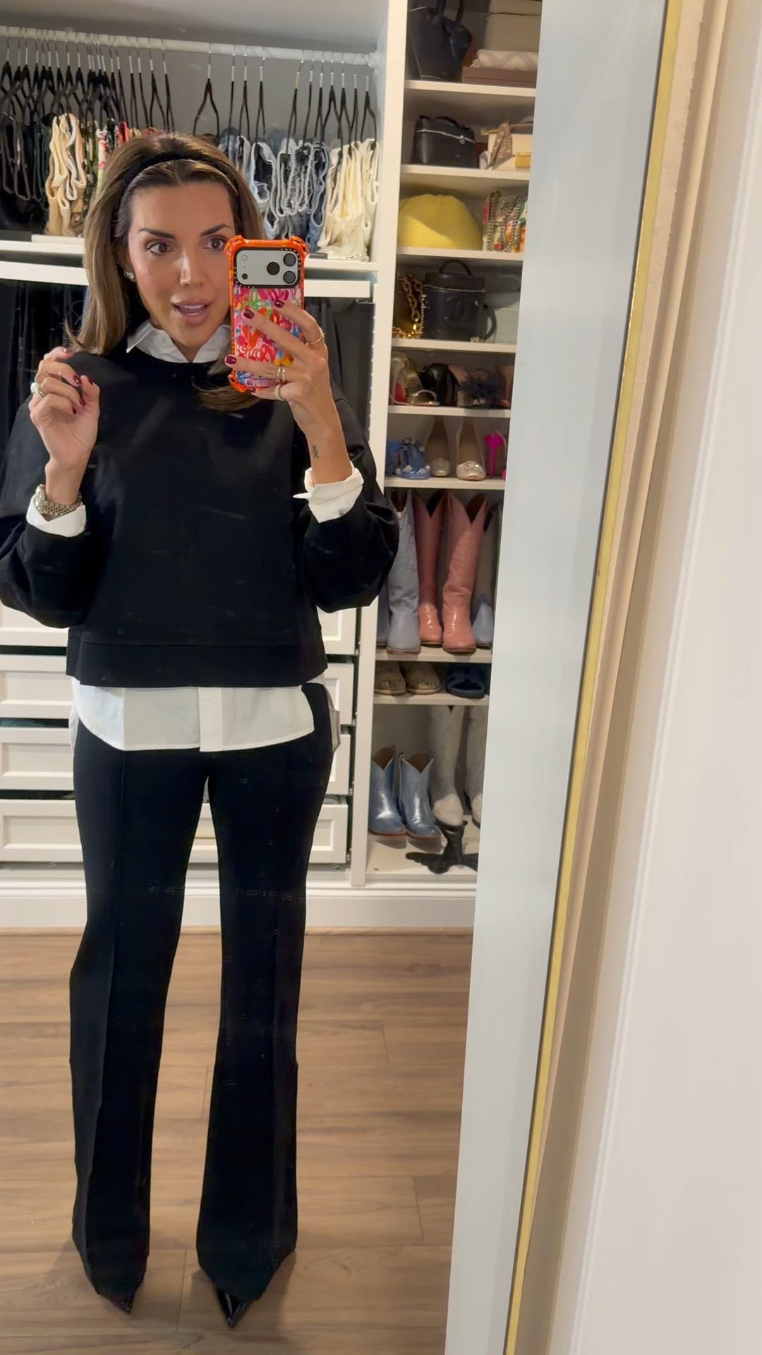 this is for all my corporate girlies. GET THESE PANTS!! they absolutely have magic in them that makes your legs sooo flattering!! i mean this entire outfit is giving CEO!

code MORGANHXSPANX for 15% off your first purchase plus free shipping!

pants: small tall
crewneck: small
button down: medium

#spanxpartner @spanx

#LTKWorkwear #LTKFindsUnder100 #LTKootd