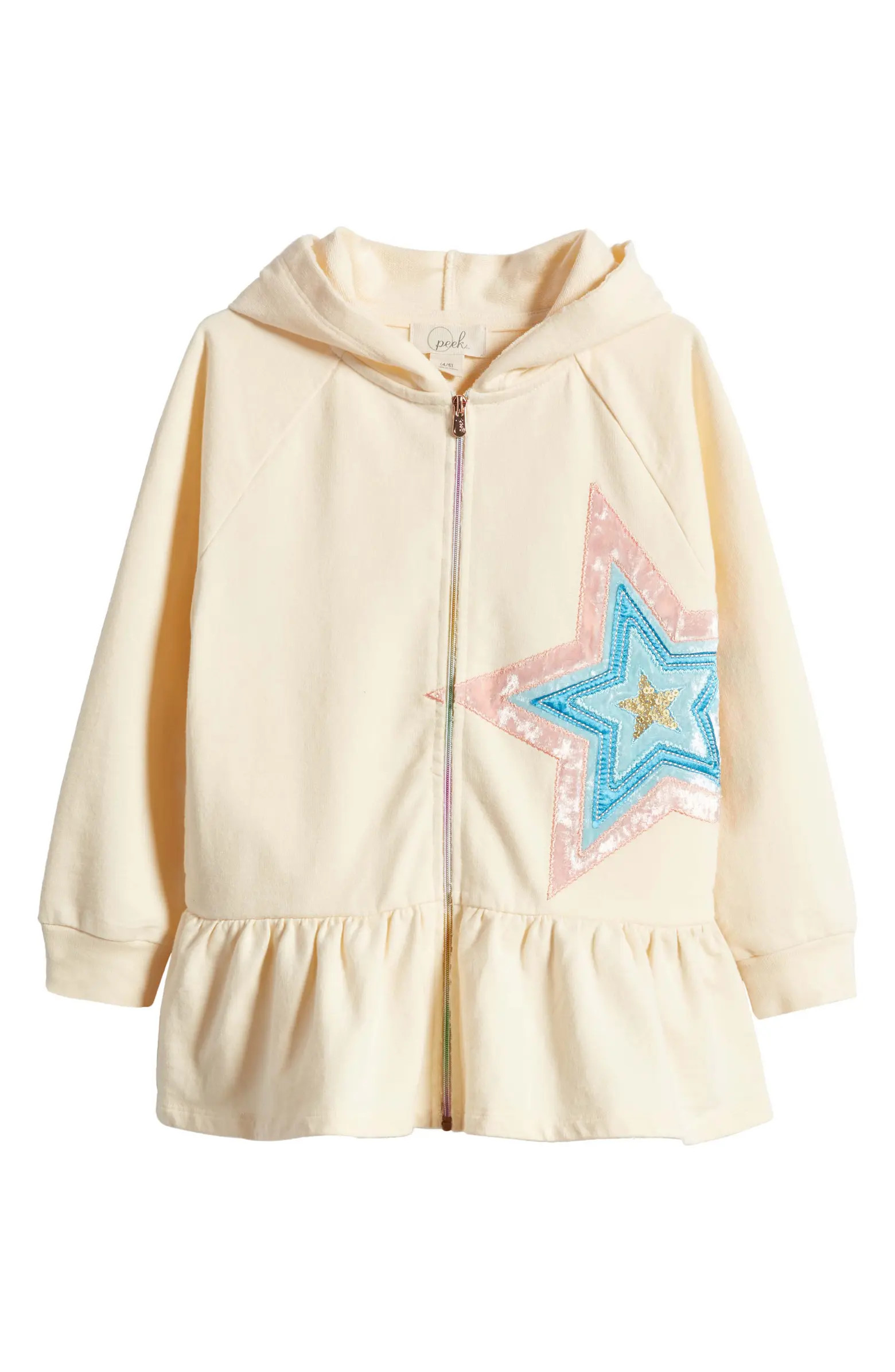 Kids' Wishing Star Cotton Hoodie | Nordstrom