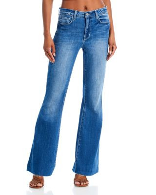 Sera Mid Rise Flared Jeans in Bordello | Bloomingdale's (US)
